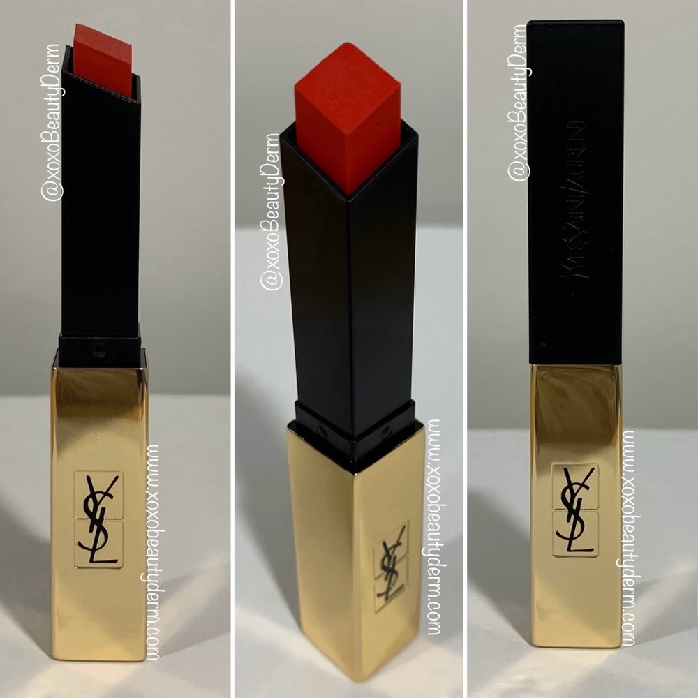 YSL Rouge Pur Couture The Slim Leather-Matte Lipstick #10 - Corail Antinomique
